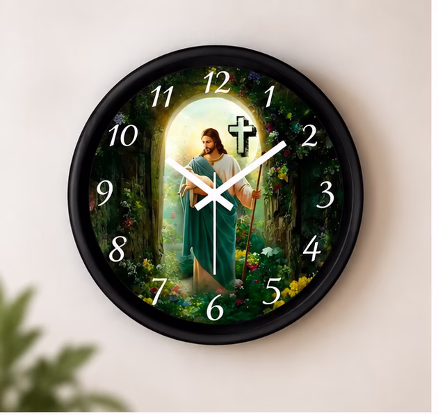 Jesus Garden of Grace Wall Clock